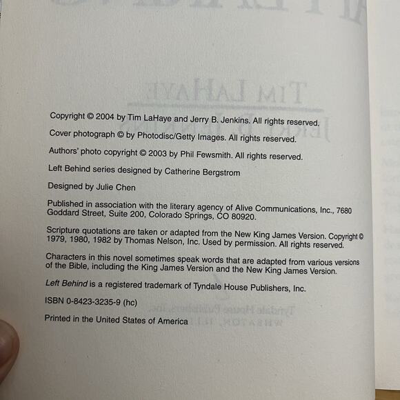 Left Behind Series Hardcover Book 12 Glorious Appearing Tim LaHaye Jerry Jenkins - Picture 4 of 7